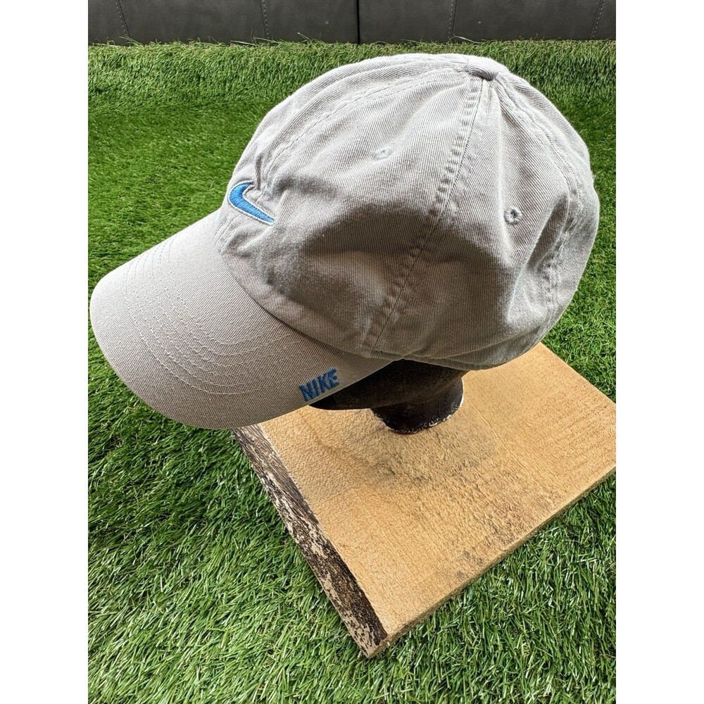 Nike Hat Cap Strap Back Tan Heritage 86 Logo Swoosh Faded Sport